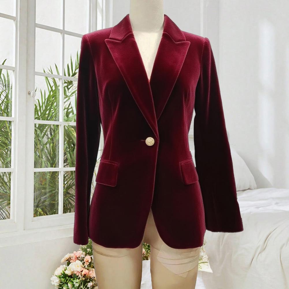 Women'S Formal Wear Wedding - Velvet Large Size Women Prom Peaked