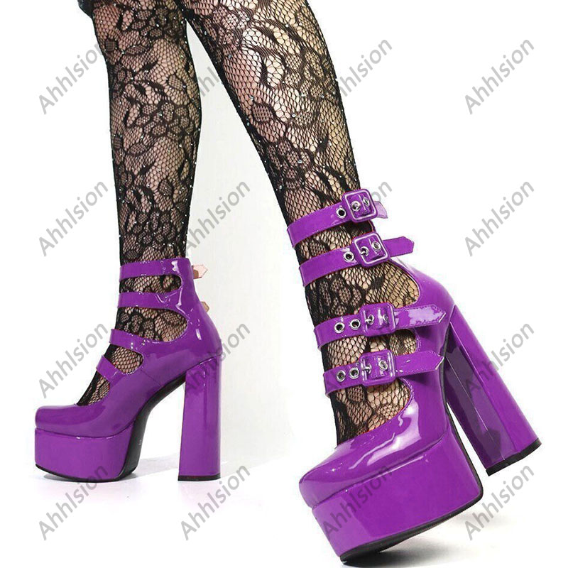 Ahhlsion Women Spring Pump Pat - Pump Heel Block review and price