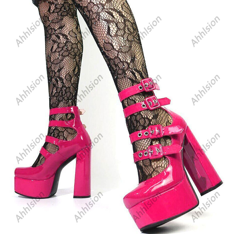 Ahhlsion Women Spring Pump Pat - Pump Heel Block review and price