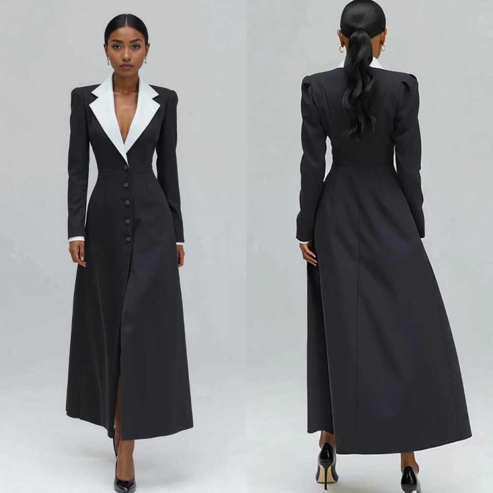 A Line Women Long Blazer Jacke - Women'S Formal Wear For A Wedding Guest review and price