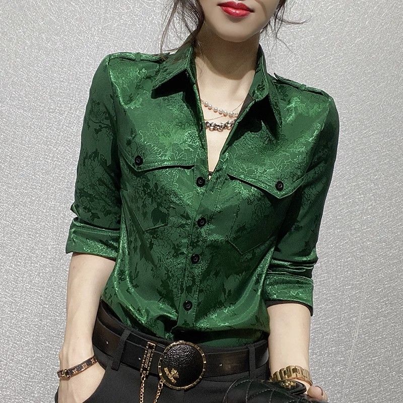 Female Tops Spring and Autumn  - Women Formal Office Wear Tops review and price