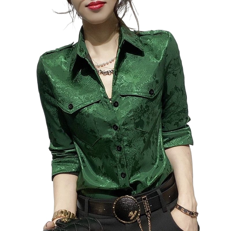 Female Tops Spring and Autumn  - Women Formal Office Wear Tops review and price
