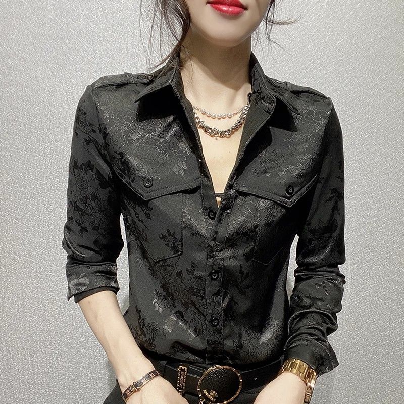 Female Tops Spring and Autumn  - Women Formal Office Wear Tops review and price