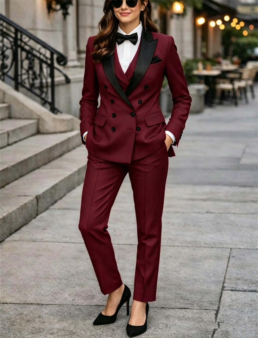 Double Breasted Women's Suits  - Women Formal Wear Tailor review and price
