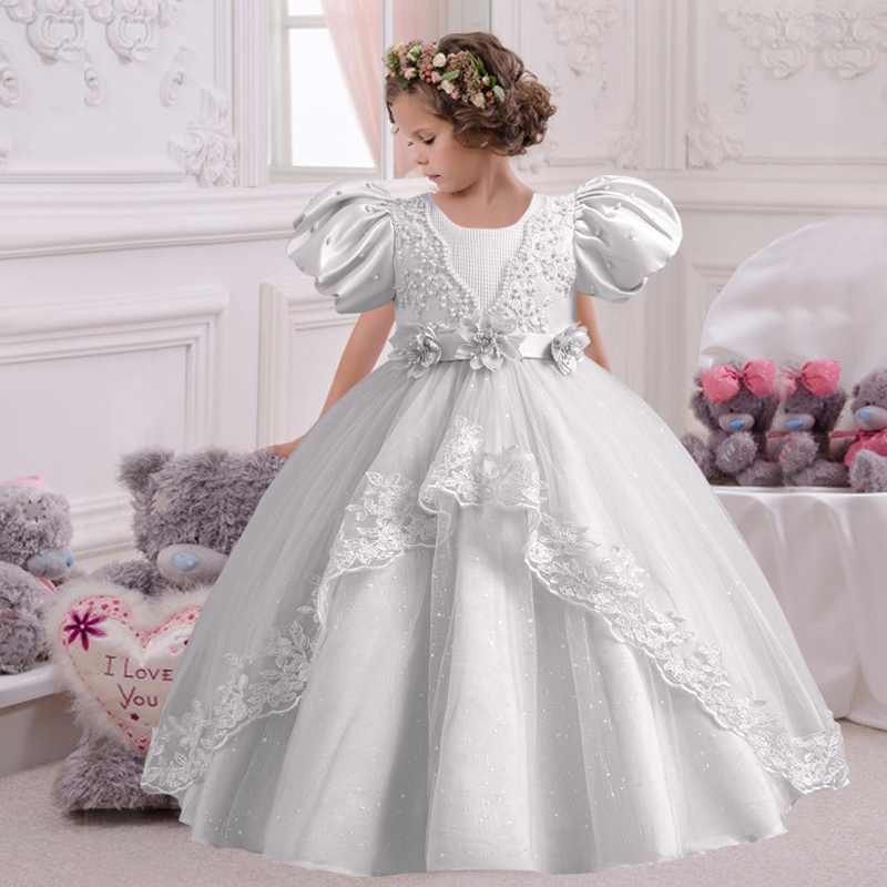 Girl's Pearl Bubble Sleeves Pr - Women'S Formal Wear For Girls review and price