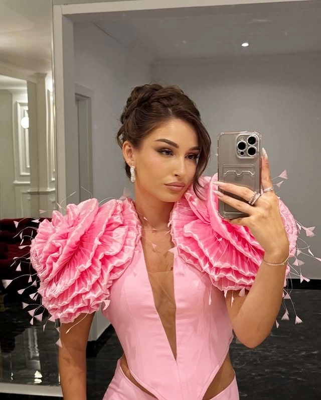 Pink Two Pieces Prom Dresses W - Women Formal Wear Online review and price
