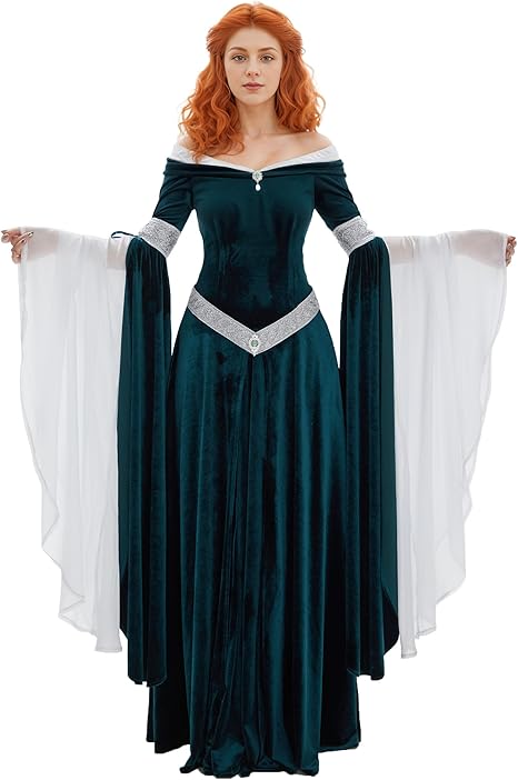 DAIZBELLA Women's Medieval Ren - Women'S Green Formal Wear review and price