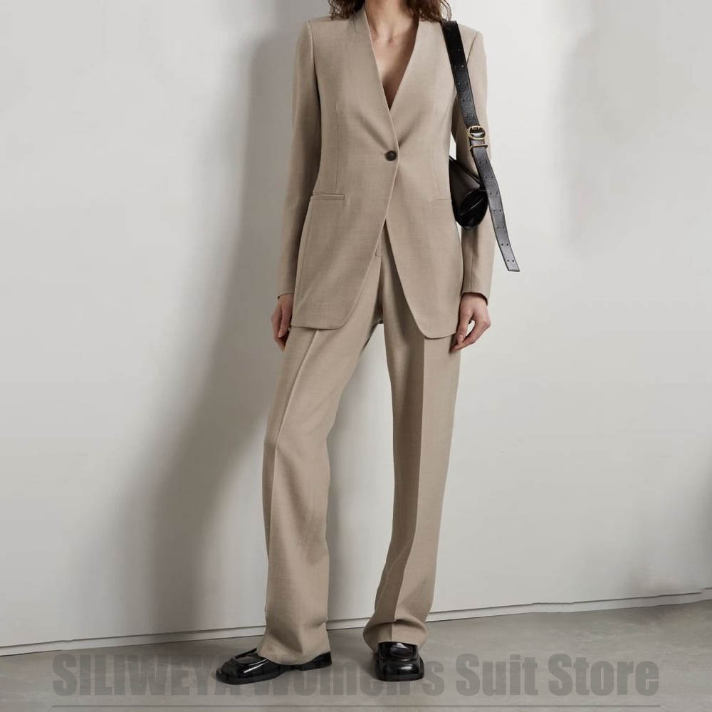 Women's Suit Fashion V Neck Si - Women Formal Wear Tailor review and price