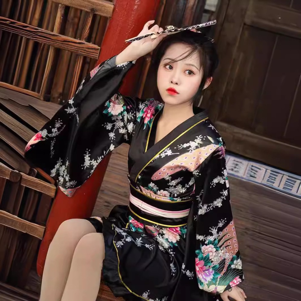 Women Red Formal Kimono Yukata - Women Formal Wear Photoshoot review and price