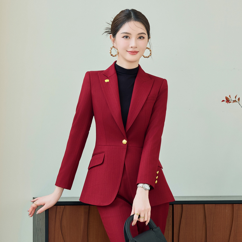 Red Suit Set for Women, Autumn - Women Formal Wear Winter review and price