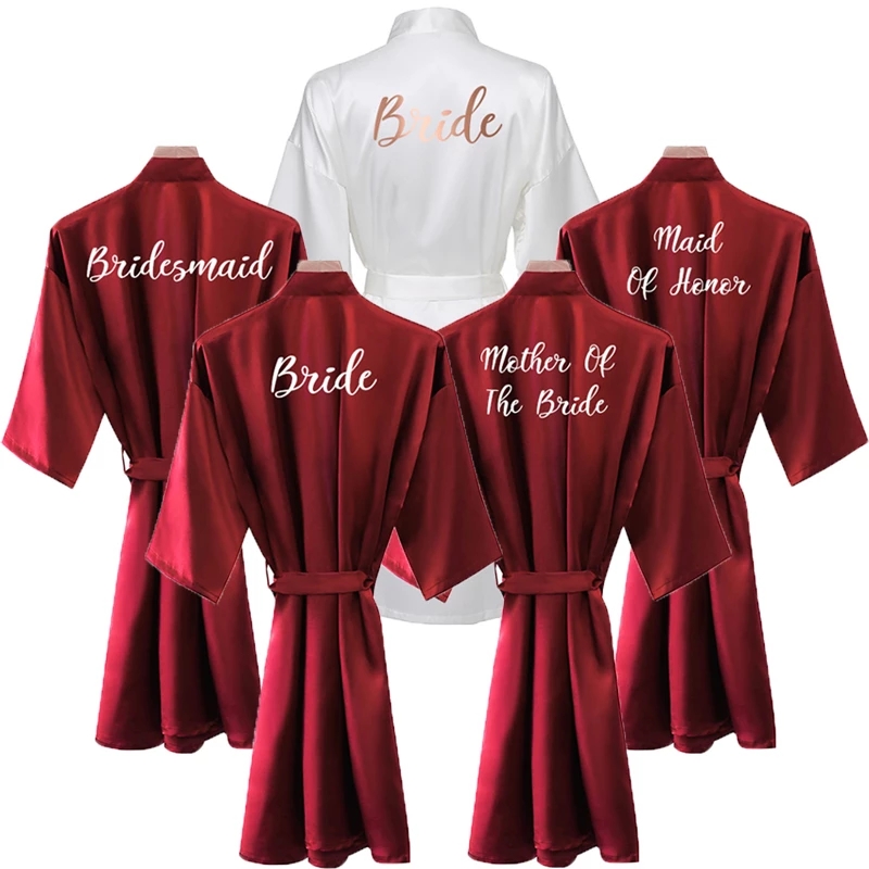Bride Robe Women Burgundy Robe - Women'S Formal Wear Wedding review and price
