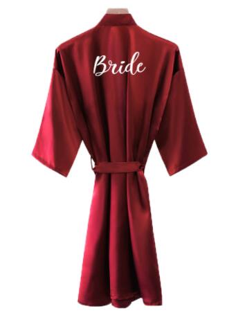 Bride Robe Women Burgundy Robe - Women'S Formal Wear Wedding review and price
