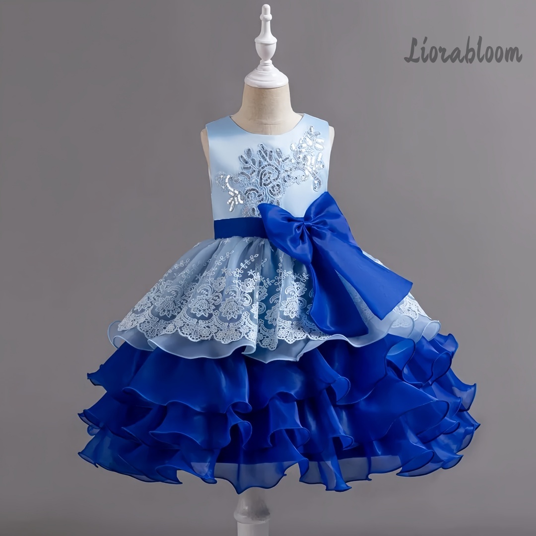 Girls' Dress With Large Bow Sl - Women'S Formal Wear For Girls review and price