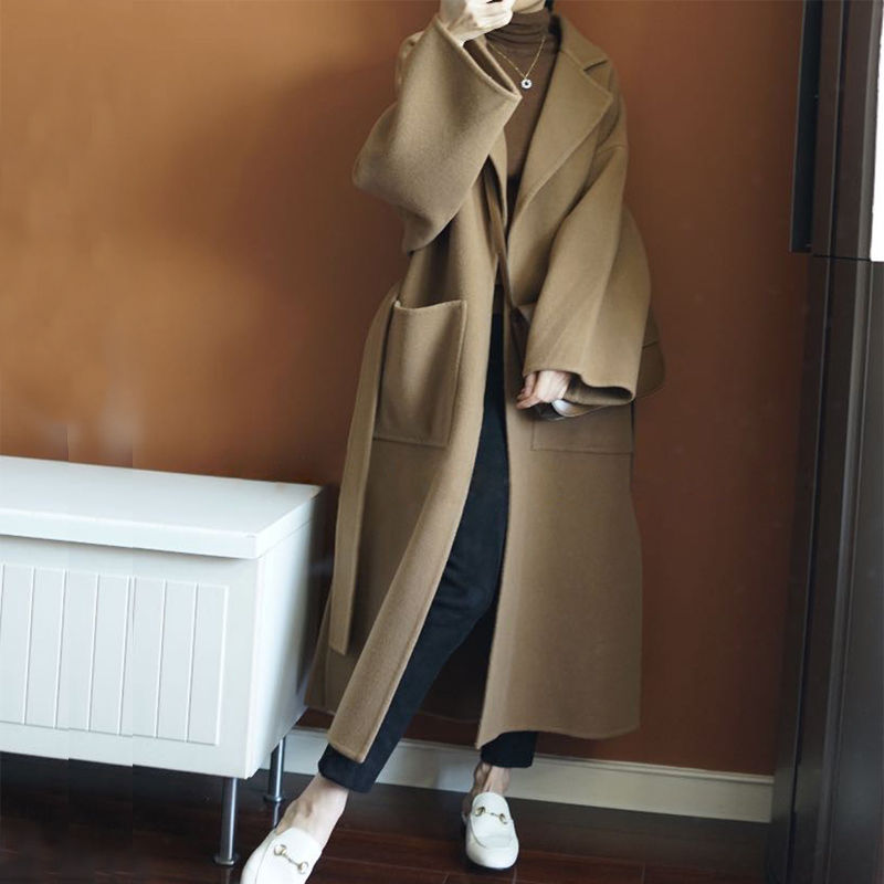Elegant Women's Long Coat 100% - Women Formal Wear Winter review and price