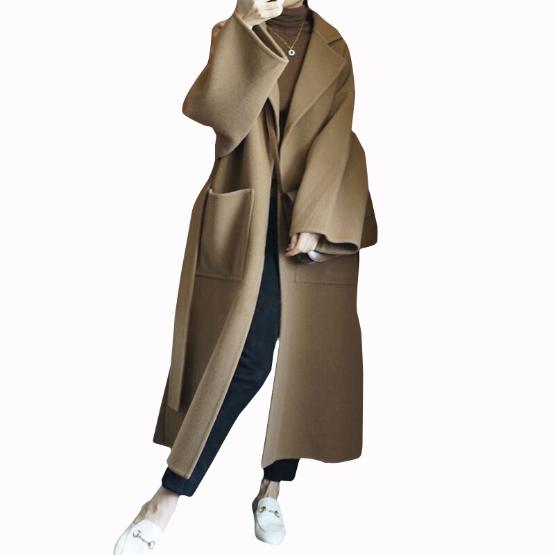 Elegant Women's Long Coat 100% - Women Formal Wear Winter review and price