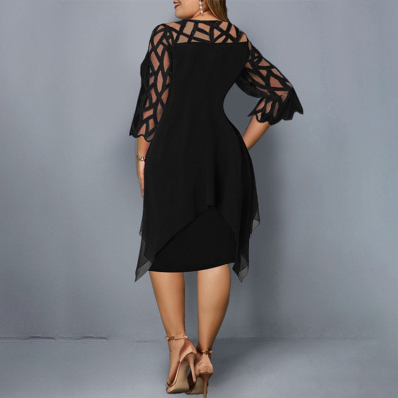 New Elegant Lace Mesh Plus Siz - Women Formal Office Wear Tops review and price