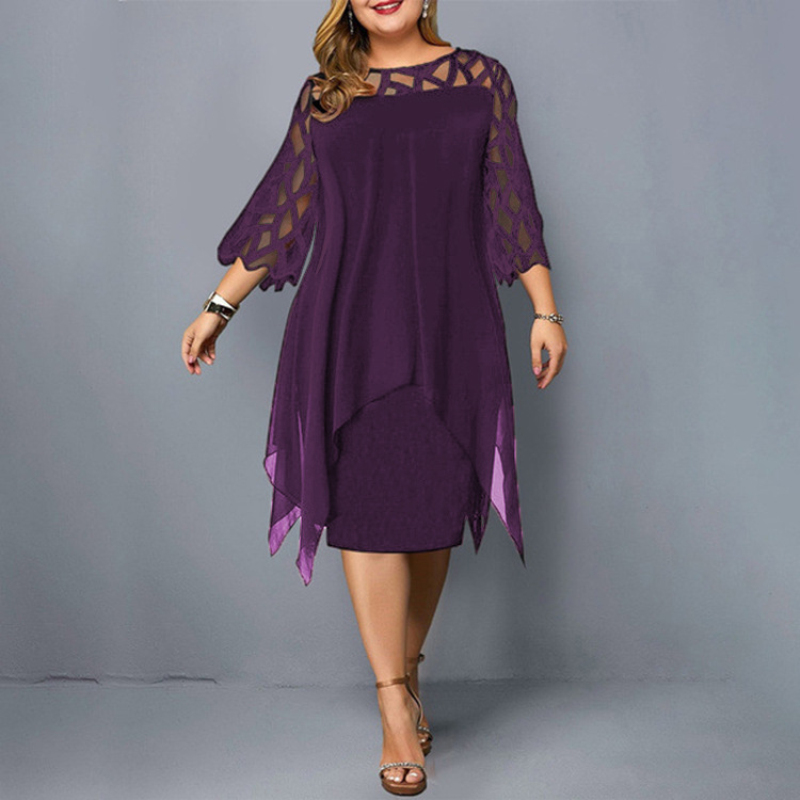 New Elegant Lace Mesh Plus Siz - Women Formal Office Wear Tops review and price