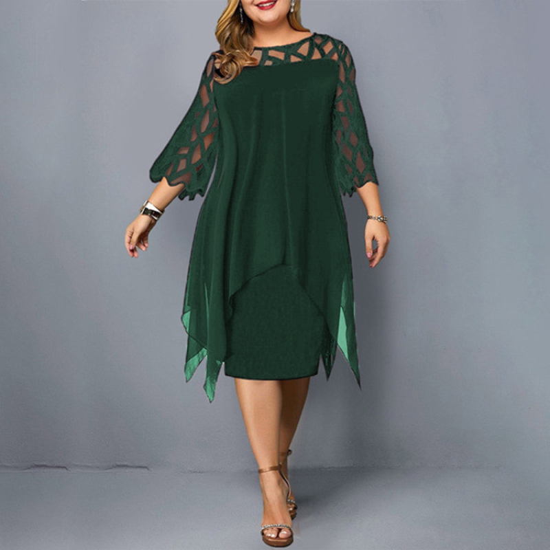 New Elegant Lace Mesh Plus Siz - Women Formal Office Wear Tops review and price
