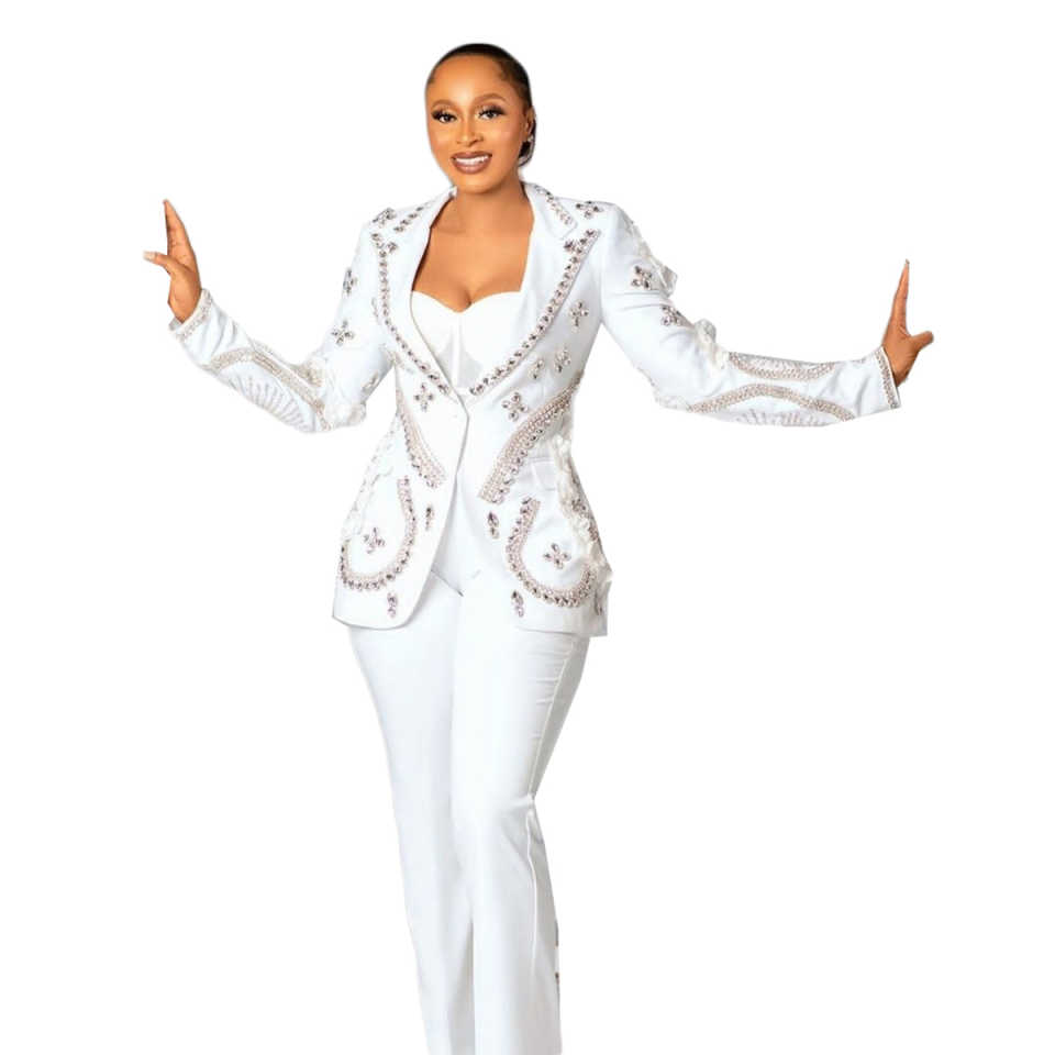 Luxury Women Pants Suits 2 Pcs - Women'S Formal Wear For A Wedding Guest review and price