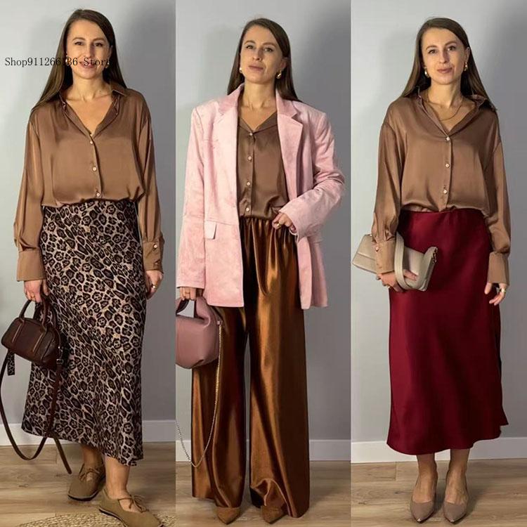 Female Button Silk for Women E - Women Formal Wear Winter review and price