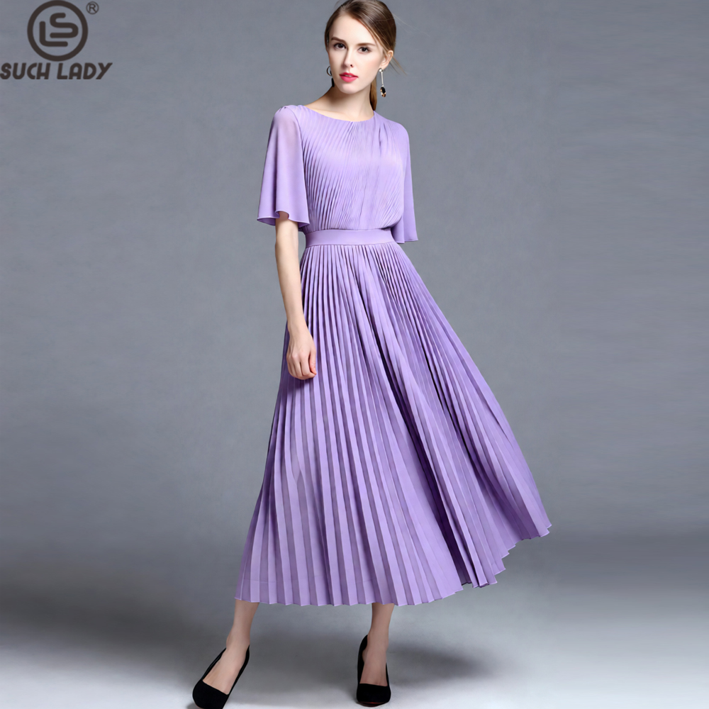 Women's Lilac Cape Sleeve Plea - Women'S Formal Wear For A Wedding Guest review and price