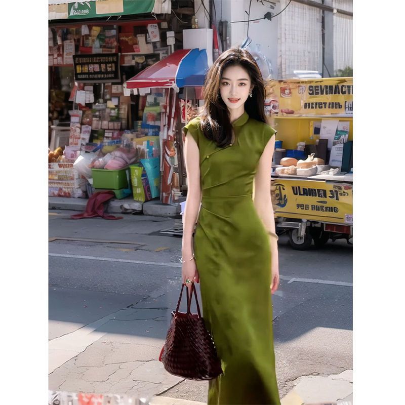 2024 New Green Chinese Style C - Women'S Green Formal Wear review and price