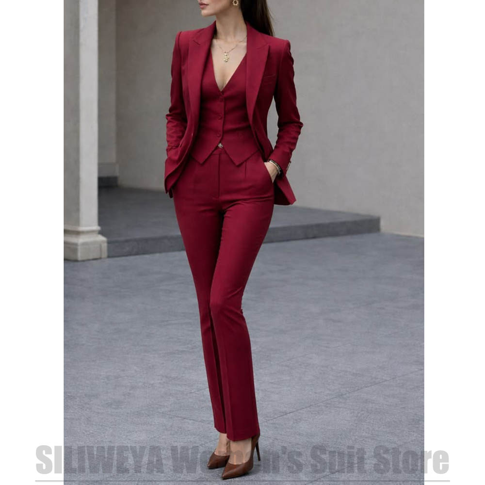 Women 3 Piece Suit Set Blazer  - Women'S Formal Wear Wedding review and price