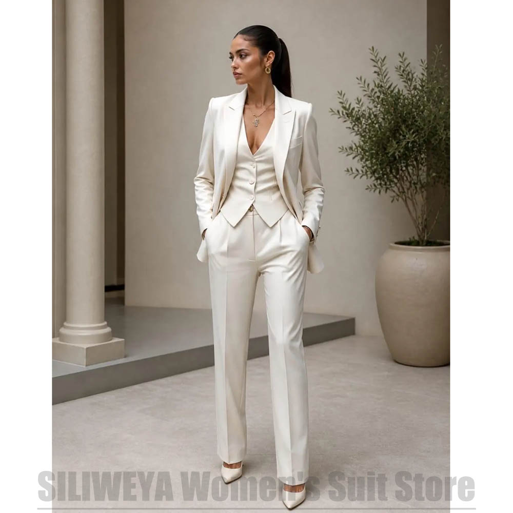 Women 3 Piece Suit Set Blazer  - Women'S Formal Wear Wedding review and price