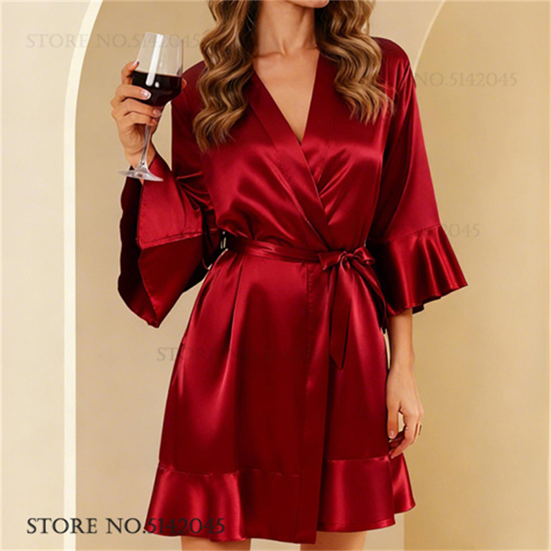 Silk Satin White Wedding Robe  - Women'S Formal Wear Wedding review and price