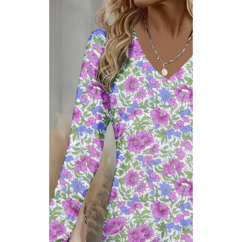 Women Elegant V Neck Long Slee - Women Formal Office Wear Tops review and price